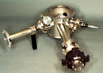 Model 235 Seya-Namioka with no exit slit for efficient coupling to experiment